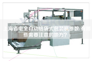 上海省電全自動(dòng)給袋式包裝機(jī)參數(shù)(有哪些需要注意的地方？)