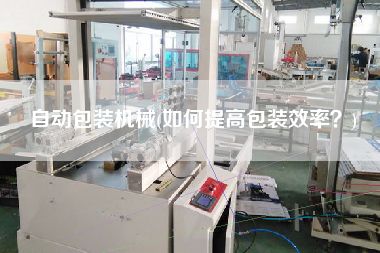 自動包裝機械(如何提高包裝效率？)