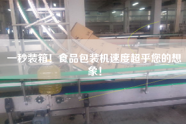 一秒裝箱！食品包裝機速度超乎您的想象！